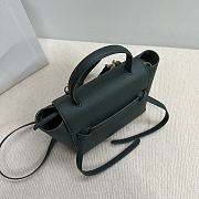Celine Belt Nano Bag Green Grained Calfskin 20x20x10cm - 3
