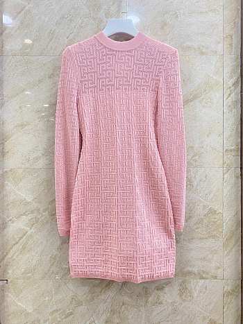 Balmain Pink Dress 