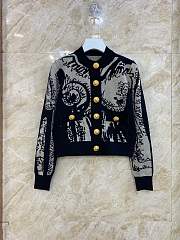 Balmain Jacquard Cardigan  - 1