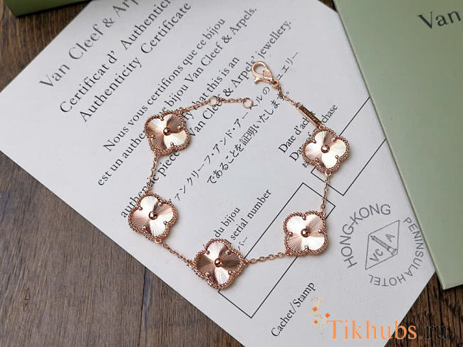 Van Cleef VCA Rose Gold Bracelet  - 1