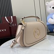 Gucci Blondie Medium Top Handle Bag Light Pink 32x17x10cm - 5