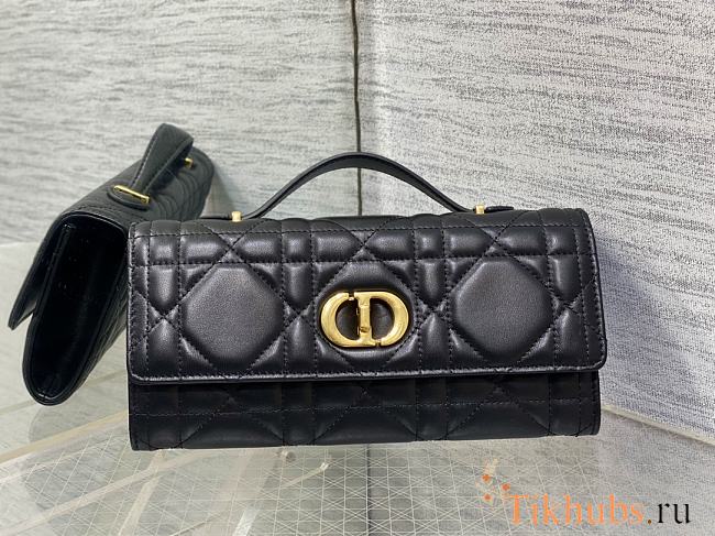 Dior Miss Caro Top Handle Pouch Black 24x12x4cm - 1