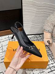 Louis Vuitton LV 6AM Slingback Pump Black 5.5cm - 5