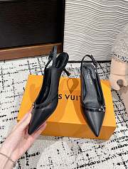 Louis Vuitton LV 6AM Slingback Pump Black 5.5cm - 3