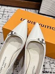Louis Vuitton LV 6AM Slingback Pump White 5.5cm - 4