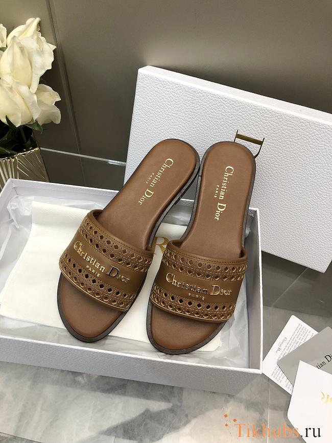 Dior Brown Slides  - 1