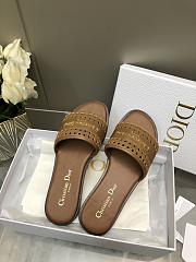 Dior Brown Slides  - 5