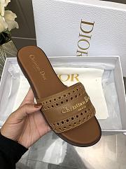 Dior Brown Slides  - 3