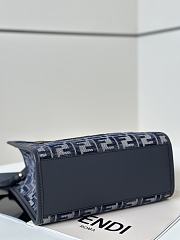 Fendi Sunshine Small Dark Blue Tote Bag 25.5x12x22.5 - 4