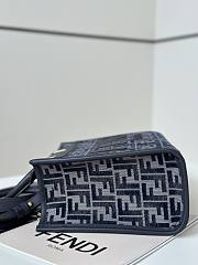 Fendi Sunshine Small Dark Blue Tote Bag 25.5x12x22.5 - 3