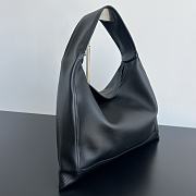 Bottega Veneta Hop Bag Black 46x21x10cm - 5