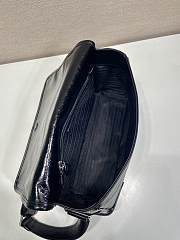Prada Leather Bag Black 30x20x11cm - 6