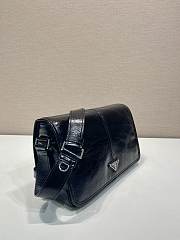 Prada Leather Bag Black 30x20x11cm - 3