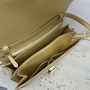 Celine Calfskin Box Crossbody Bag Light Yellow 24x7x18cm - 4