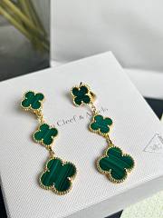 Van Cleef VCA Green Earrings  - 1
