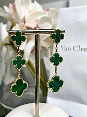 Van Cleef VCA Green Earrings  - 4