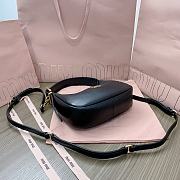 Miu Miu Shoulder Bag Black Leather 20x17x6cm - 4