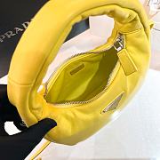 Prada Soft Padded Nappa Leather Mini Yellow Bag 21x12.5x6.5cm - 5