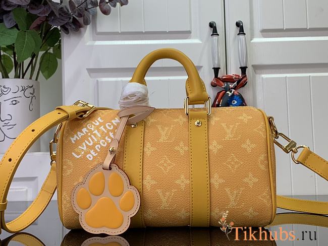 Louis Vuitton LV Keepall Bandoulière 25 Yellow 25x15x11cm - 1