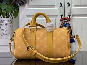 Louis Vuitton LV Keepall Bandoulière 25 Yellow 25x15x11cm - 3