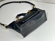 Chloe Small Paraty 24 Handbag Black 27x16x15cm - 6