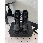 Chanel Calfskin Short Boots Black - 3