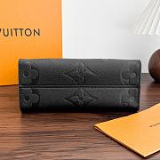 LV-ONTHEGO Small Shopping Bag Black M45653 Size 25x19x11.5 cm - 4