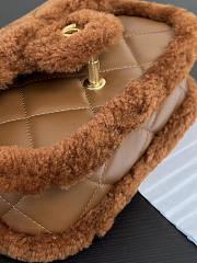 Chanel Mini Flap bag Fleece Gold Brown 18x12x6cm - 6