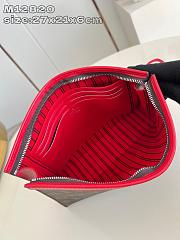Louis Vuitton LV Pochette Voyage MM Red 27x21x6cm - 5