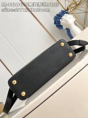 Louis Vuitton LV Capucines Black BB Bag 27x17.3x9cm - 6