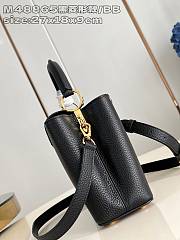 Louis Vuitton LV Capucines Black BB Bag 27x17.3x9cm - 5