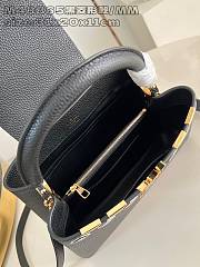 Louis Vuitton LV Capucines MM Bag Black 31x20x11cm - 6
