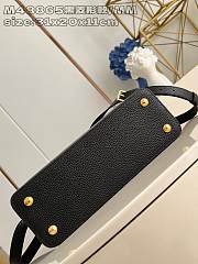 Louis Vuitton LV Capucines MM Bag Black 31x20x11cm - 5