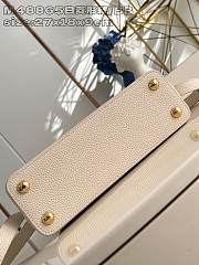 Louis Vuitton LV Capucines White BB Bag 27x17.3x9cm - 4