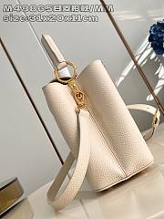 Louis Vuitton LV Capucines MM Bag White 31x20x11cm - 6