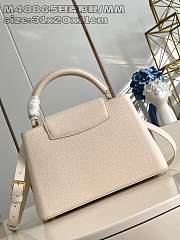 Louis Vuitton LV Capucines MM Bag White 31x20x11cm - 3
