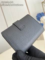 Louis Vuitton LV Wallet Low Key Compact Black 11x8.5x2cm - 5