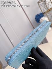 Louis Vuitton LV Zippy Wallet Azur Frost 19.5x10.5x2.5cm - 3