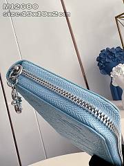 Louis Vuitton LV Zippy Wallet Azur Frost 19.5x10.5x2.5cm - 2