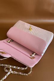 Chanel Flap Bag Pink Crocodile 25cm - 2