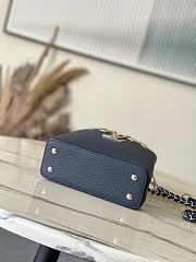 Louis Vuitton LV Mini Capucines Navy Blue Bag 21x14x8cm - 2