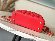 Louis Vuitton LV Capucines East-West Mini Red 22x12x8cm - 5