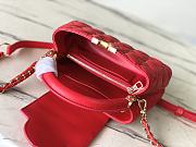 Louis Vuitton LV Capucines East-West Mini Red 22x12x8cm - 4