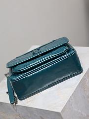 YSL Niki Baby Green Bag 22x16x12cm - 5