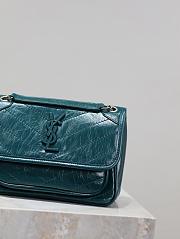 YSL Niki Baby Green Bag 22x16x12cm - 2