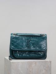 YSL Medium Niki Bag Green 28x20.5x8.5cm - 1