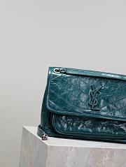 YSL Medium Niki Bag Green 28x20.5x8.5cm - 3