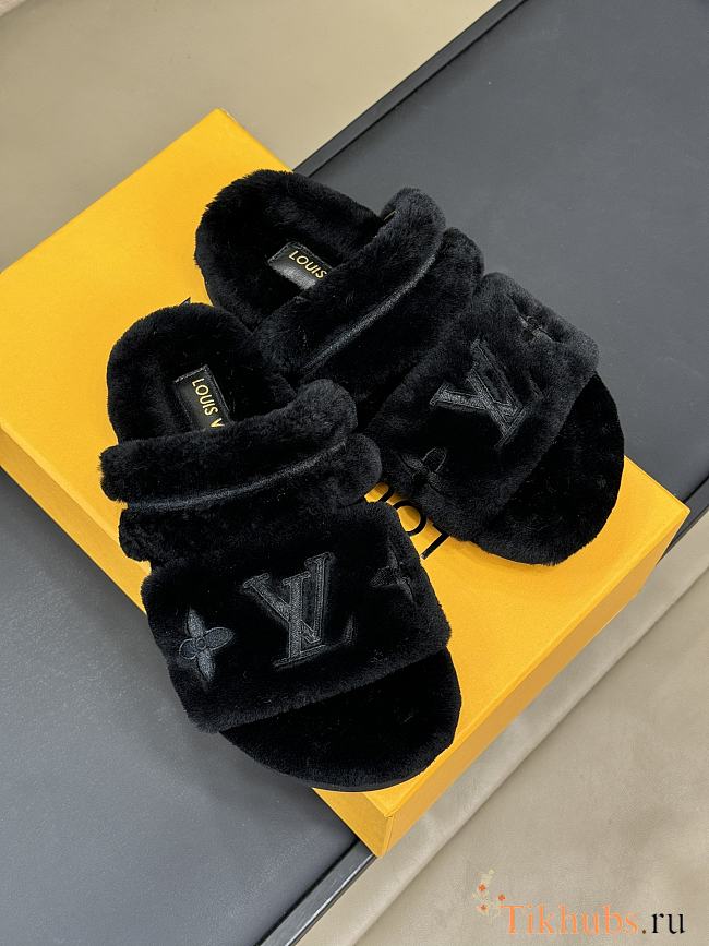Louis Vuitton LV Sunset Flat Comfort Mule Black  - 1