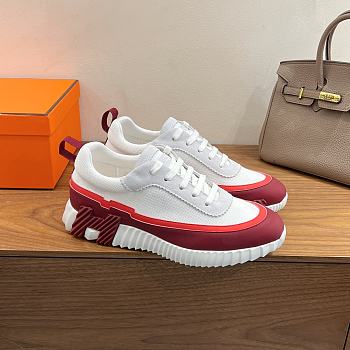 Hermes Bouncing Sneaker White Red 