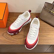 Hermes Bouncing Sneaker White Red  - 5